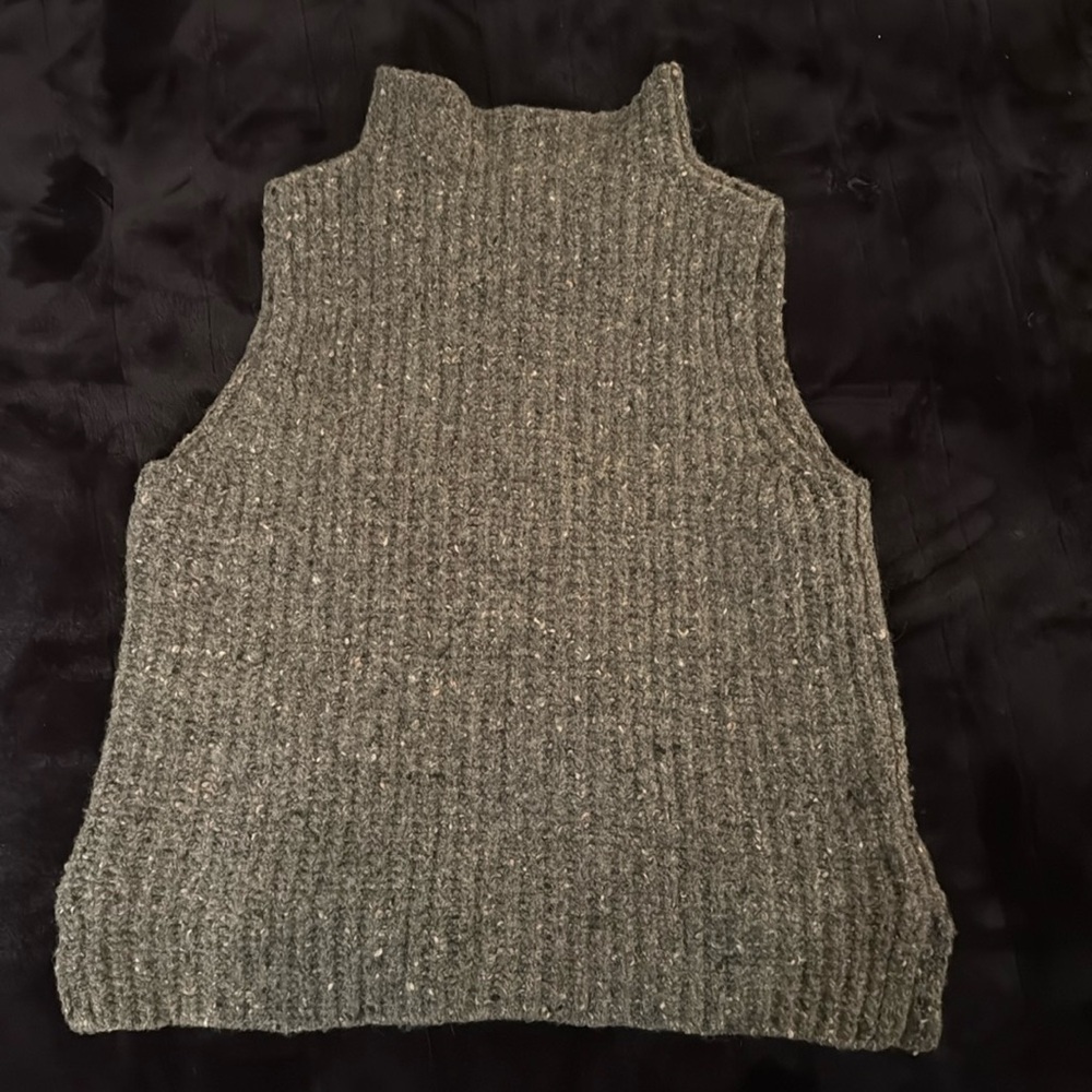 MADEWELL KNIT SLEEVELESS TURTLENECKK